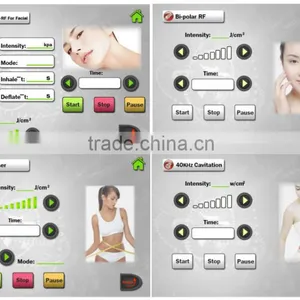 Ultrasonic Fat Cavitation Machine Home Use Lipo Laser+vacuum+cavitation+rf Slimming Machine 2mhz thumbnail-5