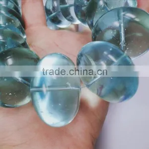 Big Size Glass Beads Rondelle thumbnail-2