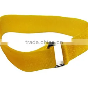 100% Nylon Binding Customized Hook and Loop Straps With Metal Buckle thumbnail-1
