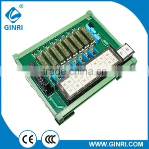 MIL/IDC Connector 8 Channel 1a Slim Relay Module With Phillips Screws (PLC Output Amplified Board) JR-B8PJ-F/24VDC thumbnail-1