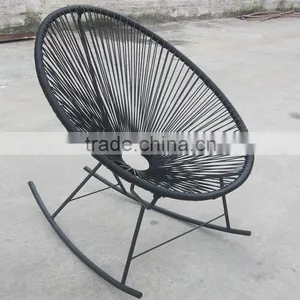 Party Light Oval Sun Colourful Wicker Kids Rattan Chair thumbnail-5