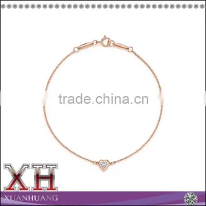 Heart Shape 925 Sterling Silver Heart Bracelet thumbnail-1