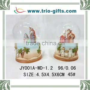 Polyresin Religious Glass Water Ball for Sale thumbnail-1