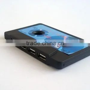 2.0 High Speed Cassette Shape 4 Port USB HUB thumbnail-6