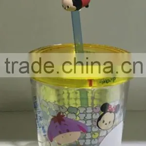 Cheap Good Quality Plastic Swirl Tumblers Colorful Small Clear Cups thumbnail-6