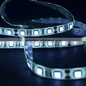 2016 High Lumen 60led/m 50000 Hours Life Outdoor Christmas Decoration Thin Bare-board Pcb DC 12V SMD 5050 LED Strip Light thumbnail-2