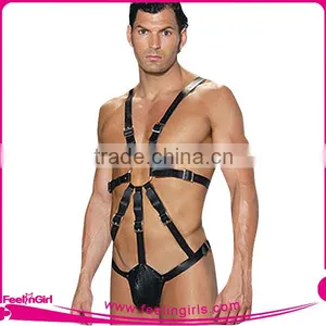 Christmas Nighty Men Sexy Male Leather Lingerie Hot thumbnail-1