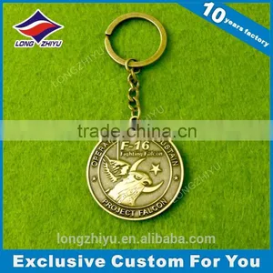 Mid East Advertising Round Metal Keychain 3d Custom Shaped Keychain thumbnail-1
