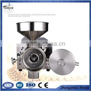 High Efficiency Stainless Steel Small Type Whaet Powder Machine,soybean Flour Mill thumbnail-1
