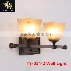 American Style Classic Iron Art Wall/Pendant Light With Pattered Lampshade For Home/Hotel/Coffee House Decoration thumbnail-6