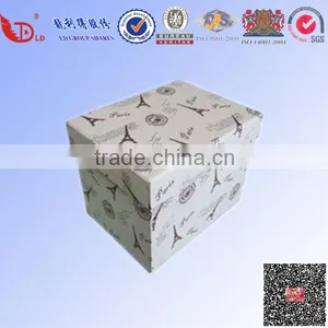 China New Product Best Selling Luxury Custom Made Cardboard Black Paper Shoe Storage Box thumbnail-1