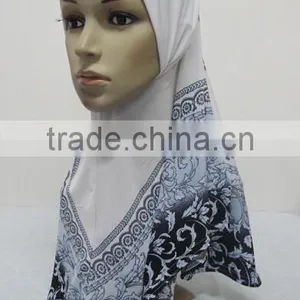 H294 Latest Muslim Hijab With Beautiful Prints,muslim Scarf thumbnail-3