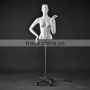 Woman Half Body Mannequin / Woman Toso Bust Mannequin / Female Torso Bust Mannequin / Underwear Undergarment Display thumbnail-1