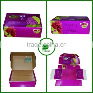 FRESH FRUIT PACKAGING, FRESH GRAPE CORRUGATED CUSTOM BOX PRINTING thumbnail-6