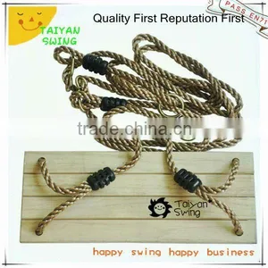 Wooden Swing Seat With Ropes for Kids thumbnail-1