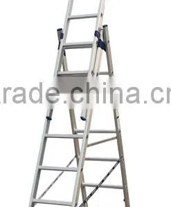 Aluminium Tool Stool Workplatform Household Multipurpose Step Combination Extension Ladder With EN131 Foldingladder thumbnail-1