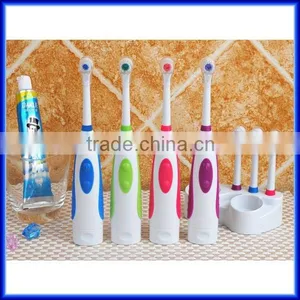 Revolving Electric Toothbrush With 4 Teeth Brush Heads Oral Hygiene Dental Care thumbnail-2