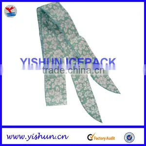 Plain White Cotton Scarf thumbnail-1