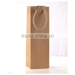 Custom Made Biodegradable Paper Wine Shopping Bags Quality Choice thumbnail-3