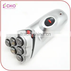 Electric Rechargeable Cordless Six Heads Rotary Shaver Razor thumbnail-3