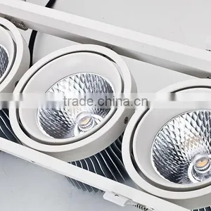 Top Grade COB LED Chip With High Luminums Efficiency and High CRI 3x45w Square Led Grille Light thumbnail-6