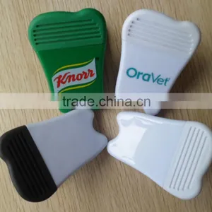 Plastic Teeth Shape Magnetic Clip, Plastic Power Clip, Promotional Magnetic Power Clip, PTMC036 thumbnail-3
