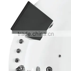 2016 Round Portable Bathtub Free Standing Tub for 2 Persons Q409 thumbnail-2