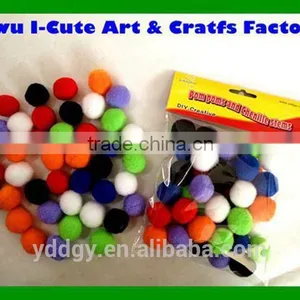 New Material Assorted Colorful Diy Crafts Education Toys Pompoms thumbnail-1