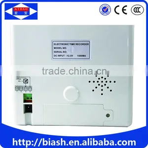 Electronic Punch Card Time Clock Attendance Machine thumbnail-3