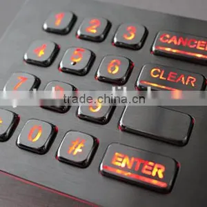 IP65 4x4 Rear Panel Mount Industrial Usb Metal Numeric Keypad thumbnail-3