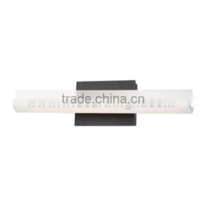 UL CUL Listed Black Modern Hotel Glass Shade Bathroom Mirror Vanity Wall Light Fixture W80202 thumbnail-1