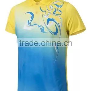 Grade Original New Badminton Shirt,cheap Badminton Jersey Made in Thailand,Badminton Uniform With Collar thumbnail-2
