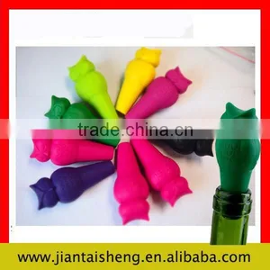 Eco-friendly Owl Silicone Stoppers Made in Shenzhen thumbnail-1