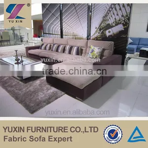 Latex Rubber Foam Cotton Comfort l Shaped Sofa Designs thumbnail-5