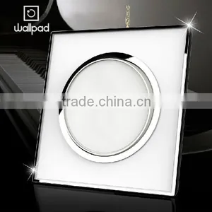 New Design Wallpad White Waterproof Acrylic Glass 110~250V EU UK Electrical Switch 1 Gang 1 Way Push Button Wall Light Switch Quality Choice thumbnail-1