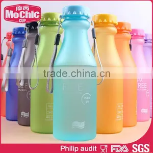 Mochic 500ML Outdoor Frosting Plastic Water Bottle / OEM Travel Bottle thumbnail-5
