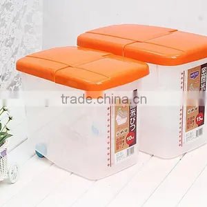 2014 Hot Sale 5KG-15KG Plastic Rice Storage Containers thumbnail-1