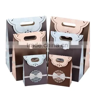 Paleviolet Darkolivegreen Bag Paper Bag Gift Bag Shopping Paper Bag High Quality Customized Print Your Logo thumbnail-3