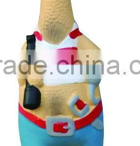Chicken Shaped Latex Chewing Pet Toy With Squeaker thumbnail-1