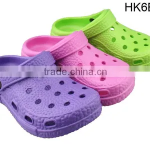 2017 Kids Colorful EVA Garden Shoes, Simple Nude Garden Clogs thumbnail-2