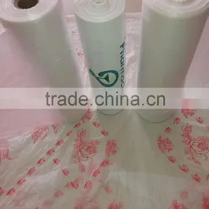Oem White Personalized Printed T-shirt Roll Plastic Carry Bag thumbnail-2