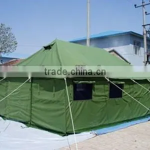 12 Man Heavy Duty Waterproof Canvas Camping Military Army Tent With Steel Frame thumbnail-1