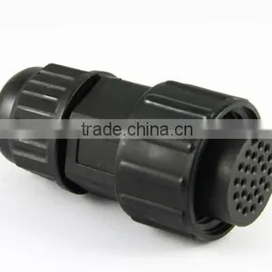 Large 24 Pin Electric Bulkhead Waterproof Connector thumbnail-1