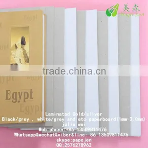 Coated Duplex Cardboard Grey Board FDA 31*43 Customized Card Board Grey Core Board Good 350g Paper Sheet thumbnail-2