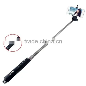 Selfie Extendable Wired Remote Shutter Handheld Selfie Stick Monopod For Phone thumbnail-5