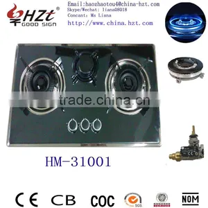 Cast Iron Enamel Pellet Cheap Price 3 Burner Gas Stove thumbnail-1