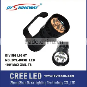 NEW Design Super Bright D03H CREE XML-2*3 LED Diving Torch thumbnail-1