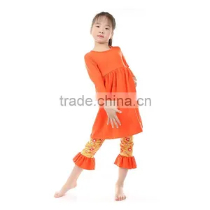Hot Sale High Quality Fall Winter Persnickety Remake Custmes Baby Girls Ruffles Clothing Sets Wholesale Cheap Boutique Outfits thumbnail-2