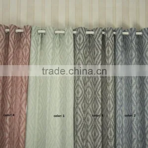 CLASSICAL JACQUARD YARN DYED AND PIECE DYED CURTAIN FABRIC thumbnail-1