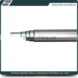 Anodized Silver Color Alminium 6063 T5 Pipe Five Sections Extendable Pole for Cleaning House Supplier's Choice thumbnail-1
